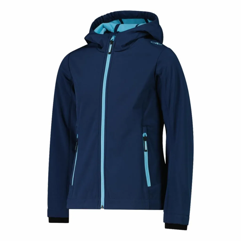 Softshell-Mädchenjacke mit Fix-Hood>CMP Discount