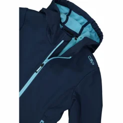 Softshell-Mädchenjacke mit Fix-Hood><noscript><img width=