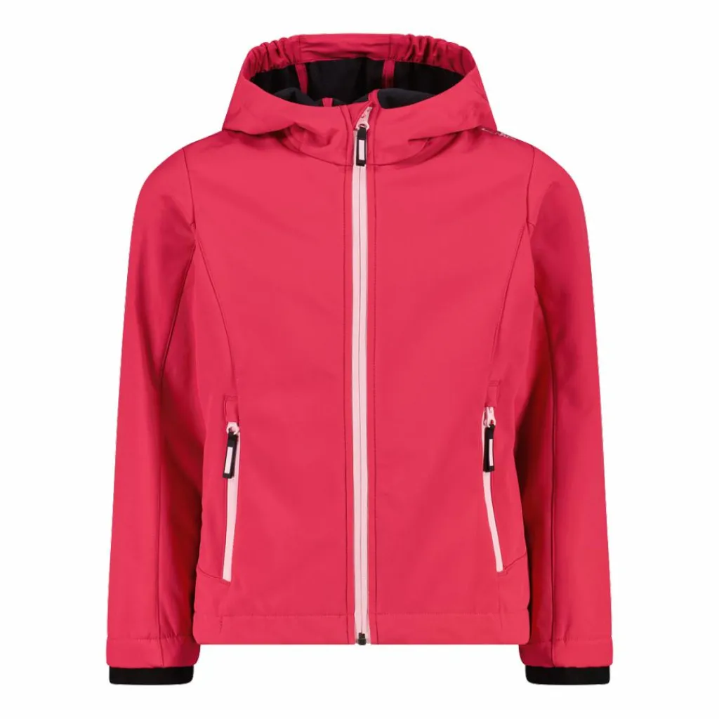 Softshell-Mädchenjacke mit Fix-Hood>CMP Discount