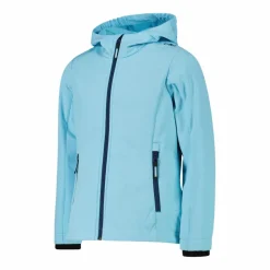 Softshell-Mädchenjacke mit Fix-Hood><noscript><img width=