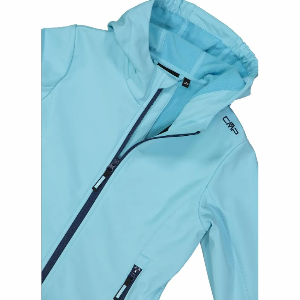 Softshell-Mädchenjacke mit Fix-Hood>CMP Discount