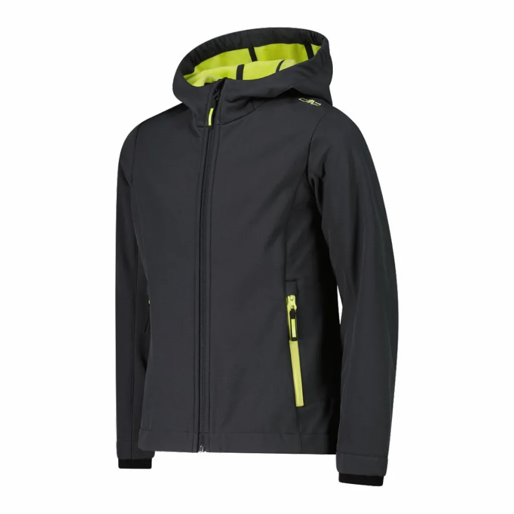 Softshell-Mädchenjacke mit Fix-Hood>CMP Discount