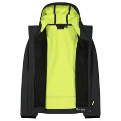 Softshell-Mädchenjacke mit Fix-Hood><noscript><img width=