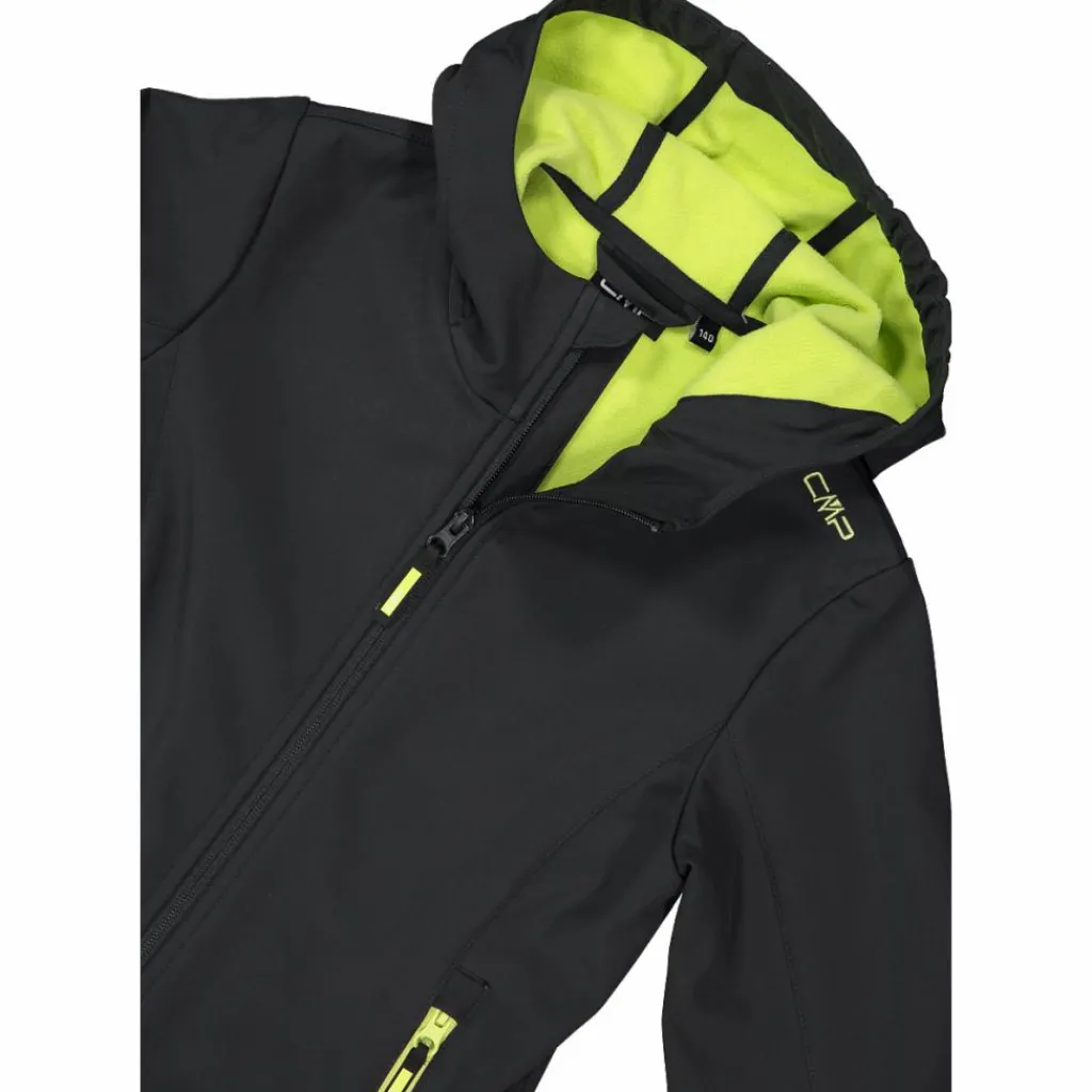 Softshell-Mädchenjacke mit Fix-Hood>CMP Discount