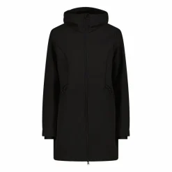 Softshell-Parka für Damen mit Kunstfell><noscript><img width=