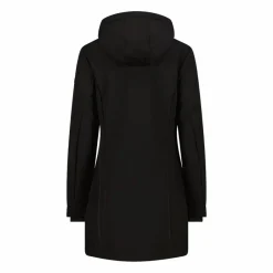 Softshell-Parka für Damen mit Kunstfell><noscript><img width=