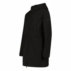 Softshell-Parka für Damen mit Kunstfell><noscript><img width=