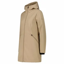 Softshell-Parka für Damen mit Kunstfell><noscript><img width=