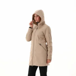 Softshell-Parka für Damen mit Kunstfell><noscript><img width=