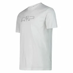 Stretch-Baumwoll-T-Shirt mit Logo><noscript><img width=