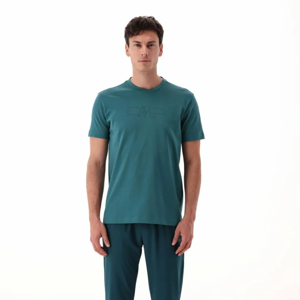 Stretch-Baumwoll-T-Shirt mit Logo>CMP Hot