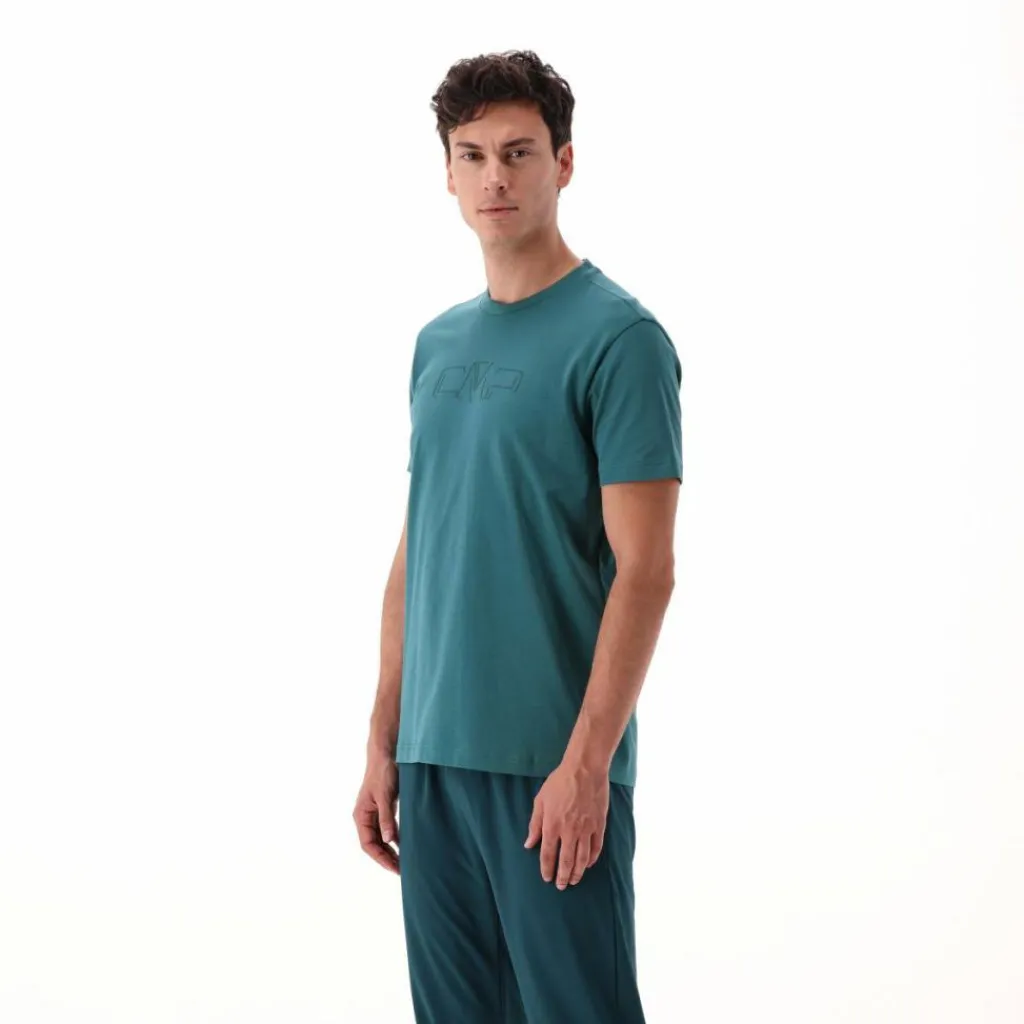 Stretch-Baumwoll-T-Shirt mit Logo>CMP Hot