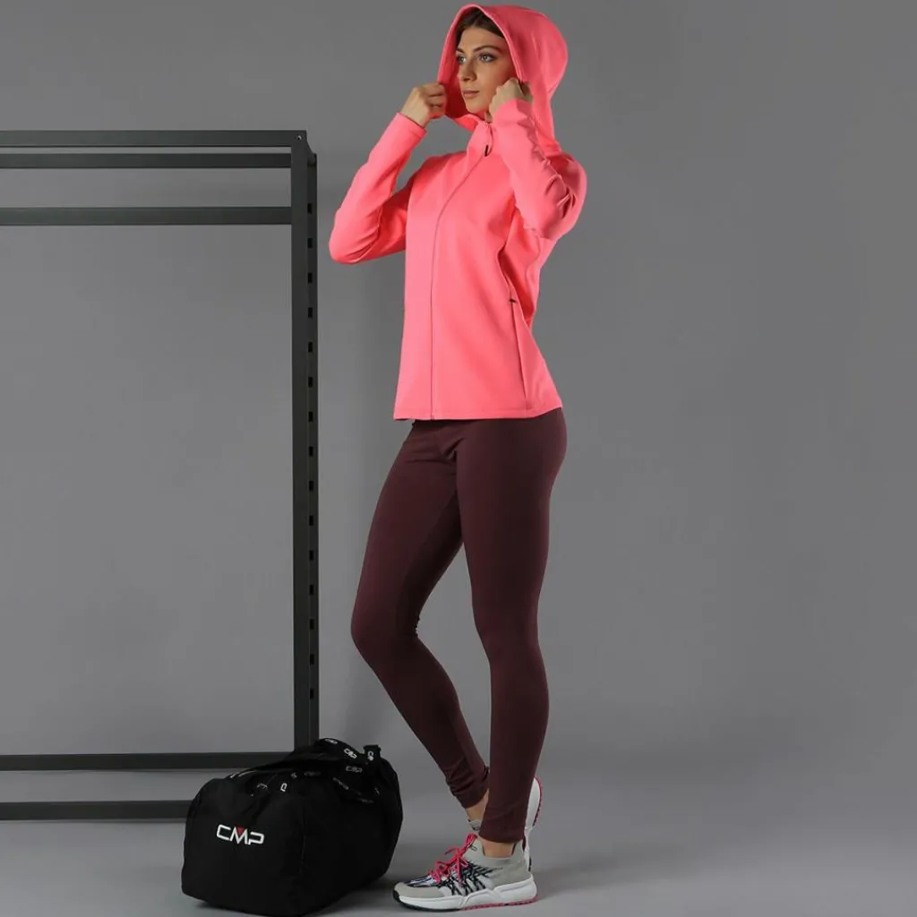 Sweatjacke mit durchgehendem Reißverschluss und Kapuze aus 4-Wege-Stretch>CMP Best