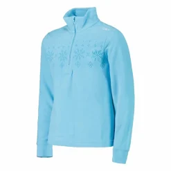 Sweatshirt mit halblangem Reißverschluss aus Arctic Fleece für Mädchen mit Schneeflocke><noscript><img width=