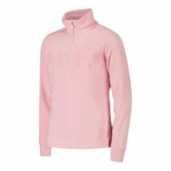 Sweatshirt mit halblangem Reißverschluss aus Arctic Fleece für Mädchen mit Schneeflocke><noscript><img width=