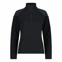 Sweatshirt mit halblangem Reißverschluss aus Arctic Fleece für Damen mit gedrucktem Detail vorn>CMP Online