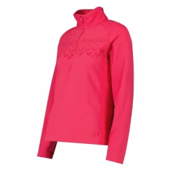 Sweatshirt mit halblangem Reißverschluss aus Arctic Fleece für Damen mit gedrucktem Detail vorn><noscript><img width=