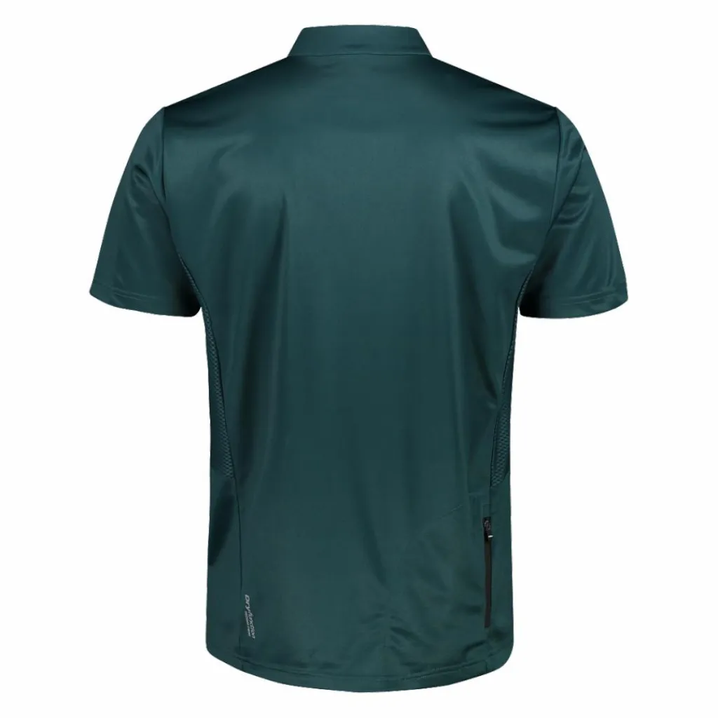 Technisches Radsport-T-Shirt für Herren mit kurzem Reißverschluss und Brusttasche>CMP Best