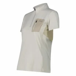 Technisches Radsport-T-Shirt für Damen mit kurzem Reißverschluss und Brusttasche><noscript><img width=