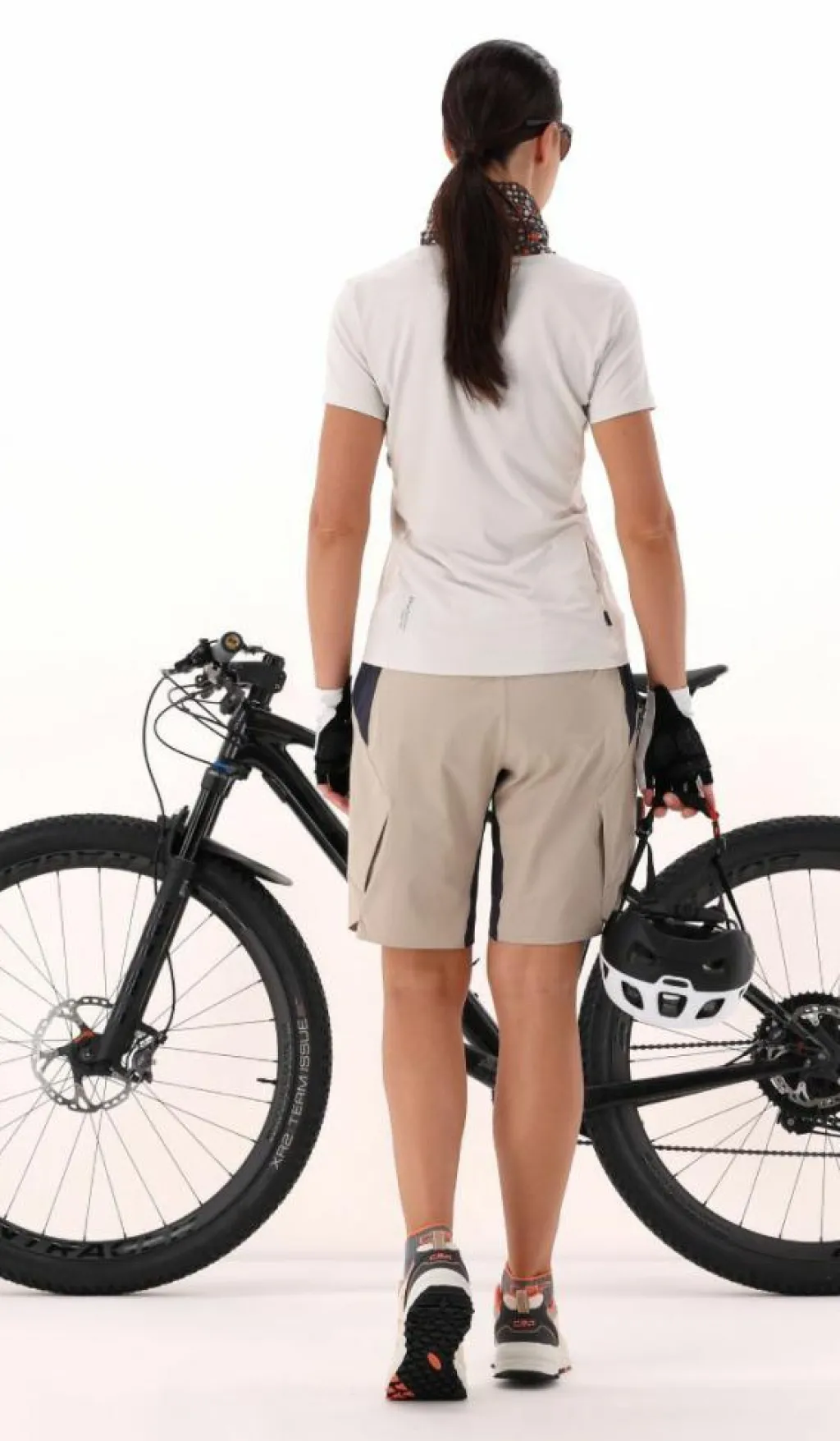 Technisches Radsport-T-Shirt für Damen mit kurzem Reißverschluss und Brusttasche>CMP Outlet