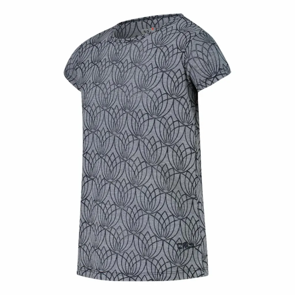 T-Shirt für Mädchen mit Burn-Out-Muster>CMP
