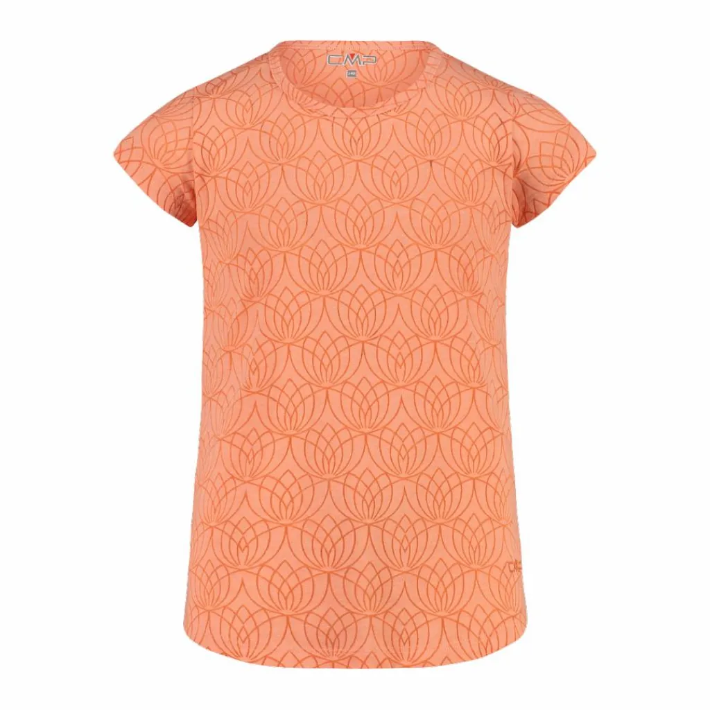 T-Shirt für Mädchen mit Burn-Out-Muster>CMP
