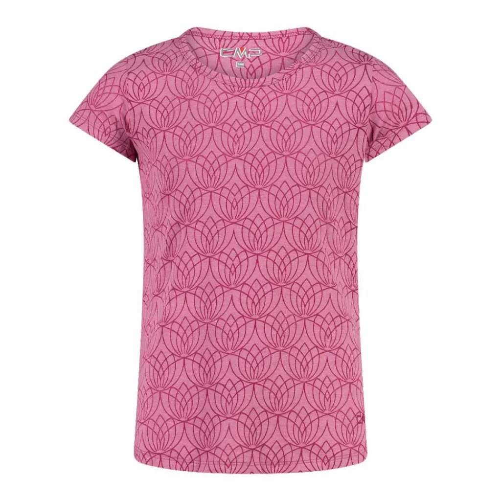 T-Shirt für Mädchen mit Burn-Out-Muster>CMP