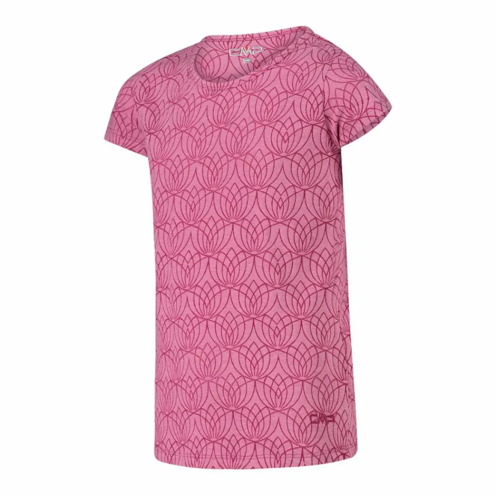 T-Shirt für Mädchen mit Burn-Out-Muster>CMP