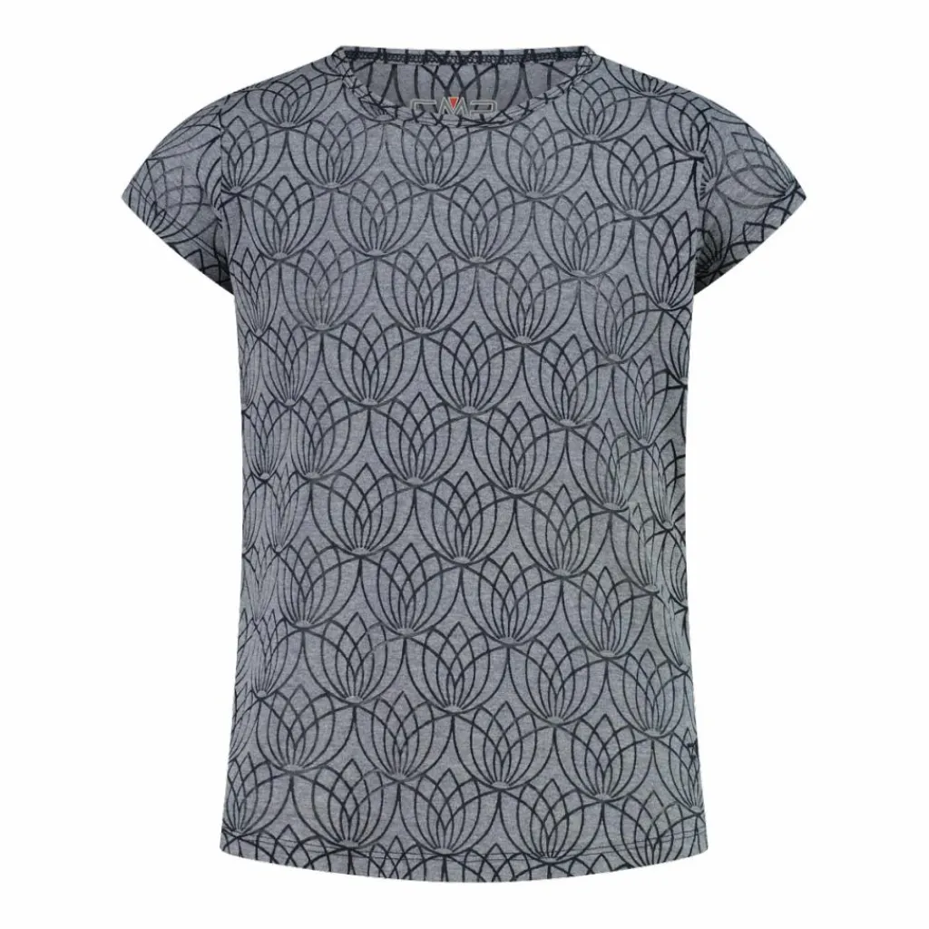T-Shirt für Mädchen mit Burn-Out-Muster>CMP