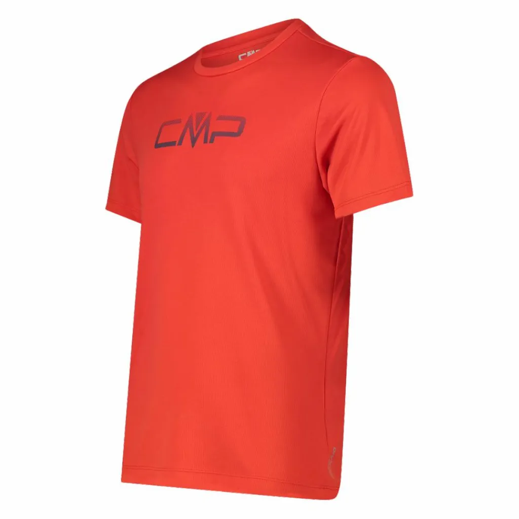 T-Shirt mit Rundausschnitt und -Logo>CMP New