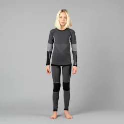 Unisex Baselayer-Top für Kinder mit Rundhalsausschnitt ohne Nähte><noscript><img width=