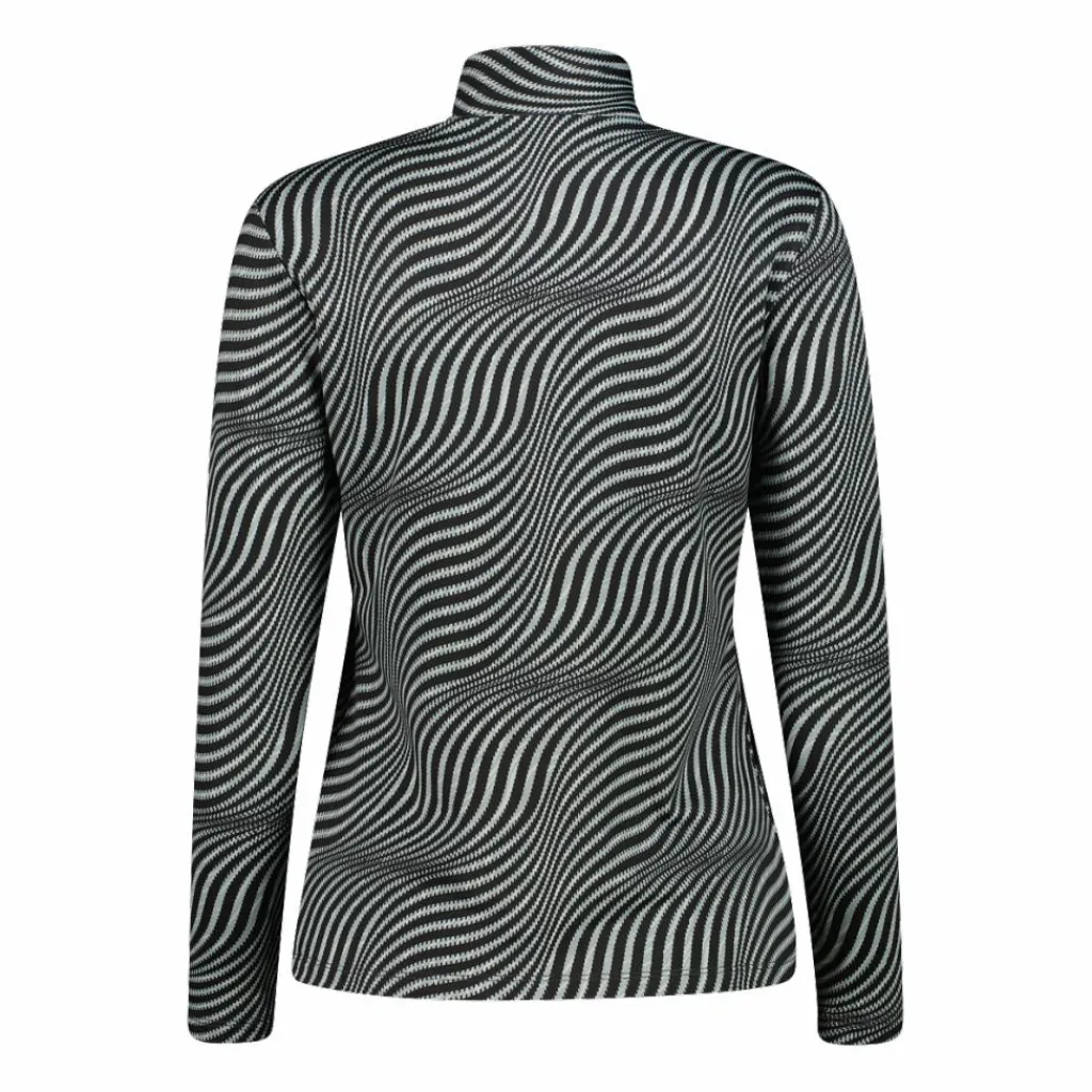 Unlimitech – Bedruckte Half-Zip-Fleeceshirt aus Softech Damen>CMP Best