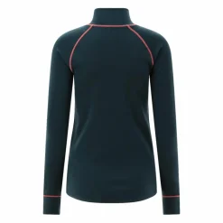 Unlimitech – Thermoshirt mit langen Ärmeln für Damen aus Merino mit halblangem Reißverschluss><noscript><img width=