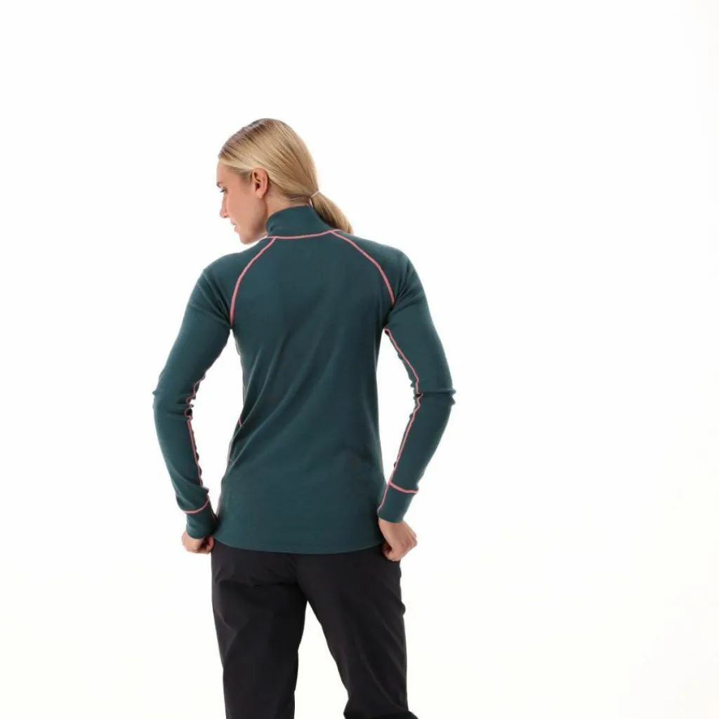 Unlimitech – Thermoshirt mit langen Ärmeln für Damen aus Merino mit halblangem Reißverschluss>CMP New