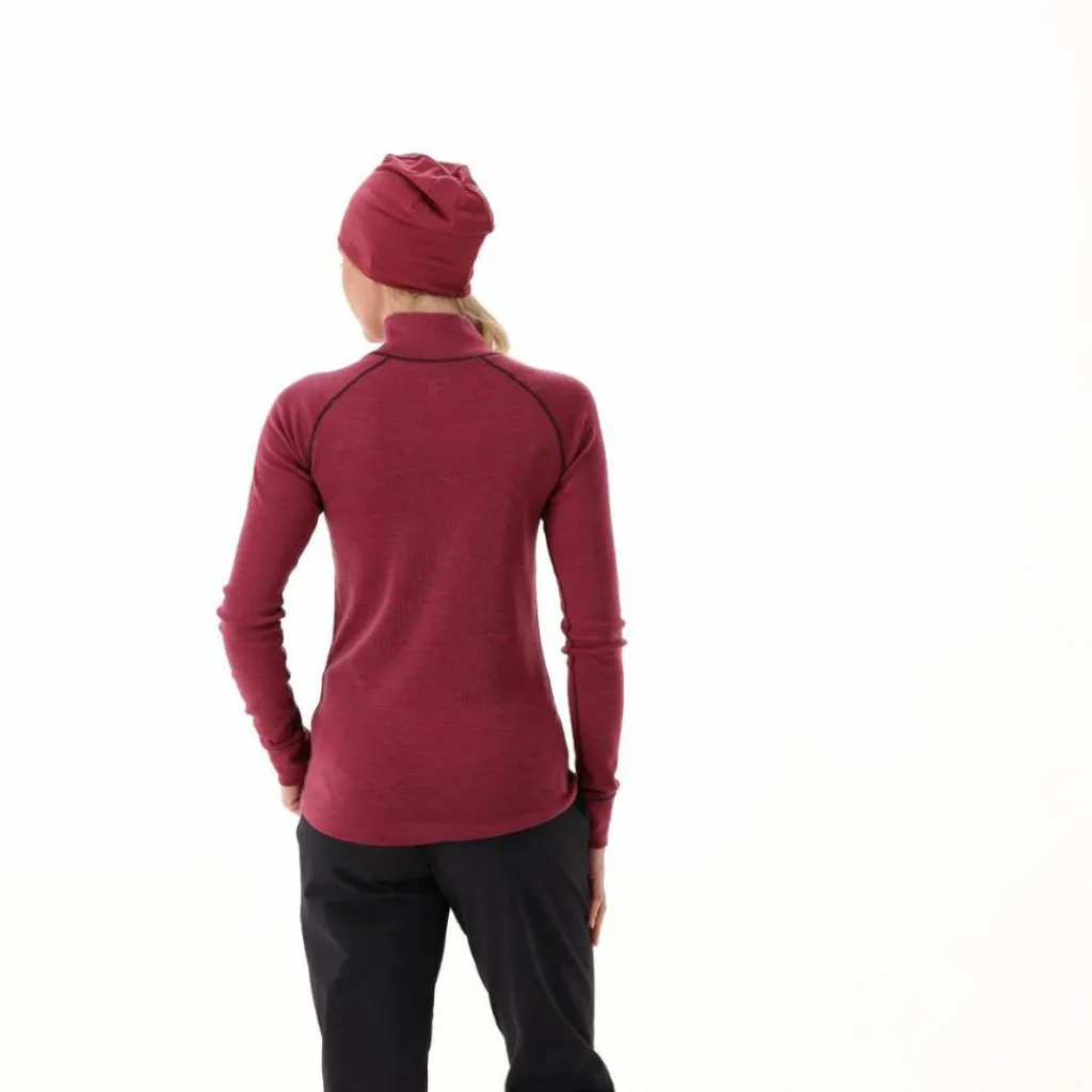 Unlimitech – Thermoshirt mit langen Ärmeln für Damen aus Merino mit halblangem Reißverschluss>CMP New