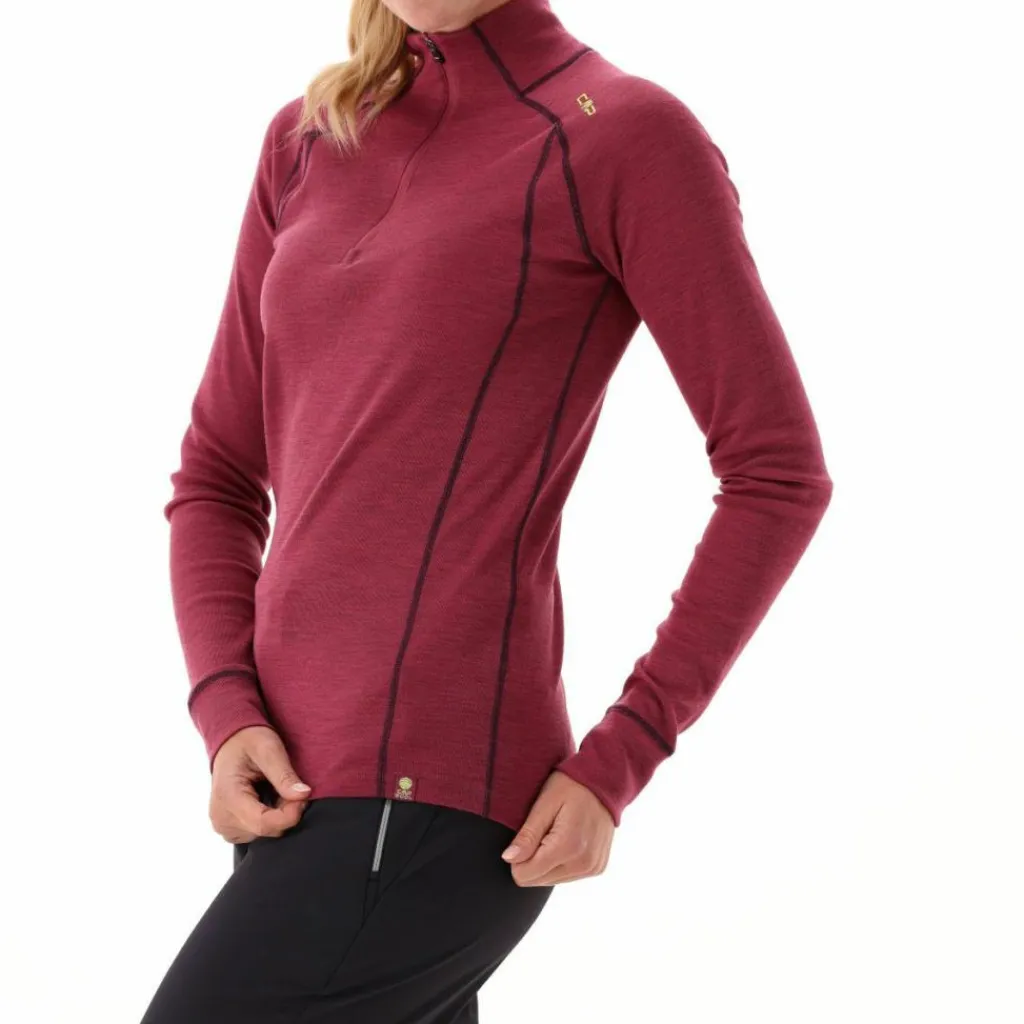 Unlimitech – Thermoshirt mit langen Ärmeln für Damen aus Merino mit halblangem Reißverschluss>CMP New