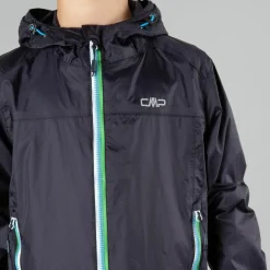 Verstaubare Jungenjacke aus Ripstop><noscript><img width=