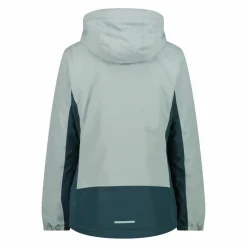 Wasserdichte Damenjacke aus Ripstopgewebe mit Kapuze><noscript><img width=