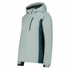 Wasserdichte Damenjacke aus Ripstopgewebe mit Kapuze><noscript><img width=