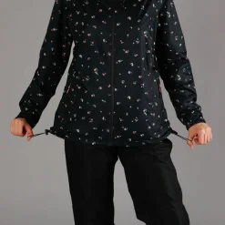 Wasserdichte Damenjacke mit Kapuze><noscript><img width=