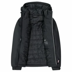Wasserdichte Mädchenjacke aus Ripstopgewebe mit Kapuze><noscript><img width=
