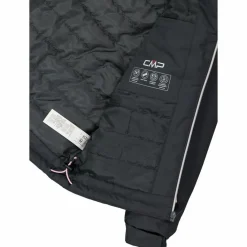 Wasserdichte Mädchenjacke aus Ripstopgewebe mit Kapuze><noscript><img width=