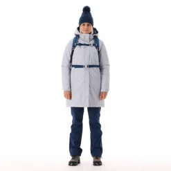 Wasserdichter Damen-Parka aus Ripstopgewebe mit abnehmbarer Kapuze><noscript><img width=
