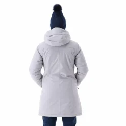 Wasserdichter Damen-Parka aus Ripstopgewebe mit abnehmbarer Kapuze><noscript><img width=