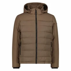Wattierte Herrenjacke mit abnehmbarer Kapuze>CMP Clearance