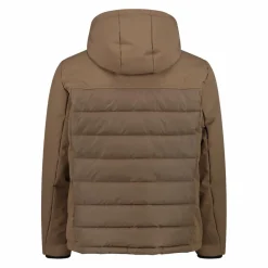 Wattierte Herrenjacke mit abnehmbarer Kapuze>CMP Clearance