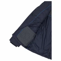 Wattierte Herrenjacke mit abnehmbarer Kapuze><noscript><img width=