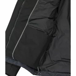 Wattierte Herrenjacke mit abnehmbarer Kapuze><noscript><img width=