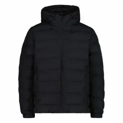Wattierte Herrenjacke mit regulierbarer Kapuze><noscript><img width=