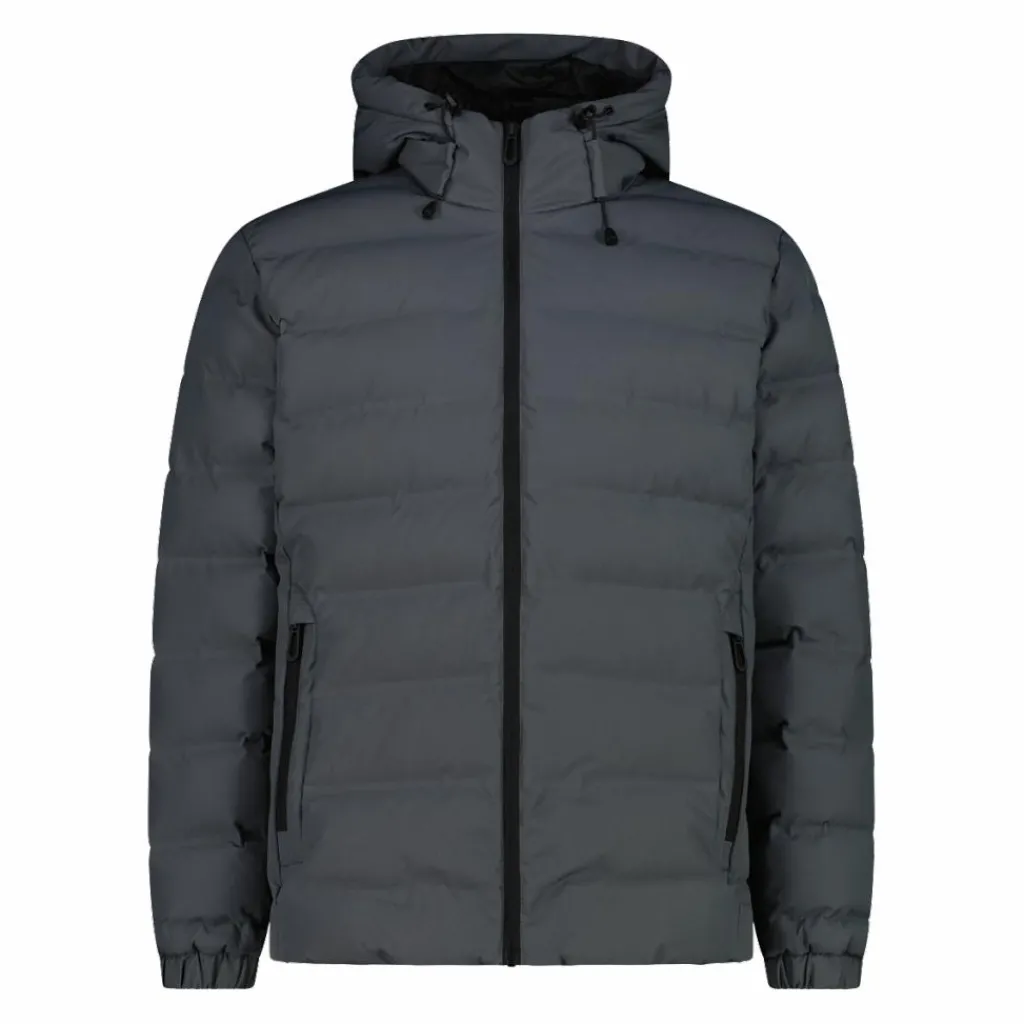 Wattierte Herrenjacke mit regulierbarer Kapuze>CMP Discount
